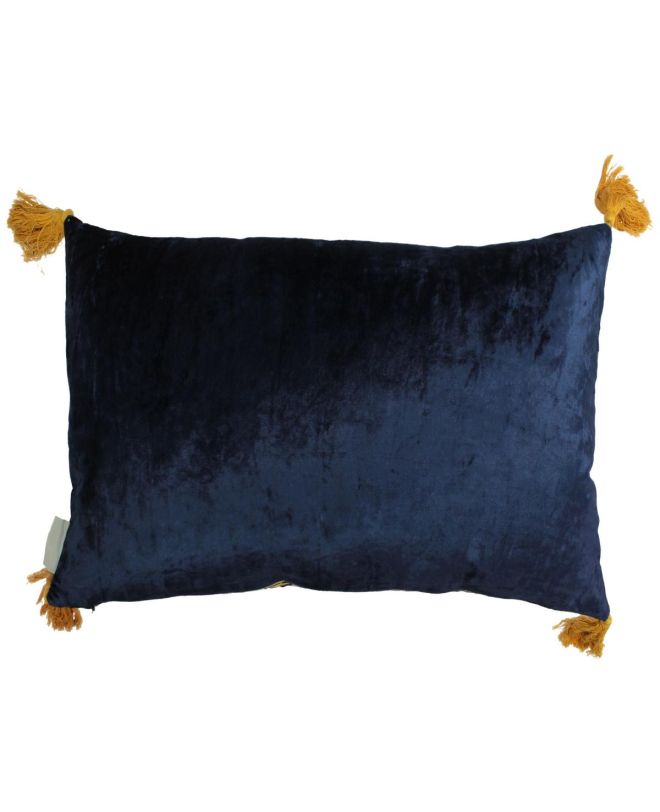 Μαξιλάρι Μπλε Βελούδο 40x60cm
