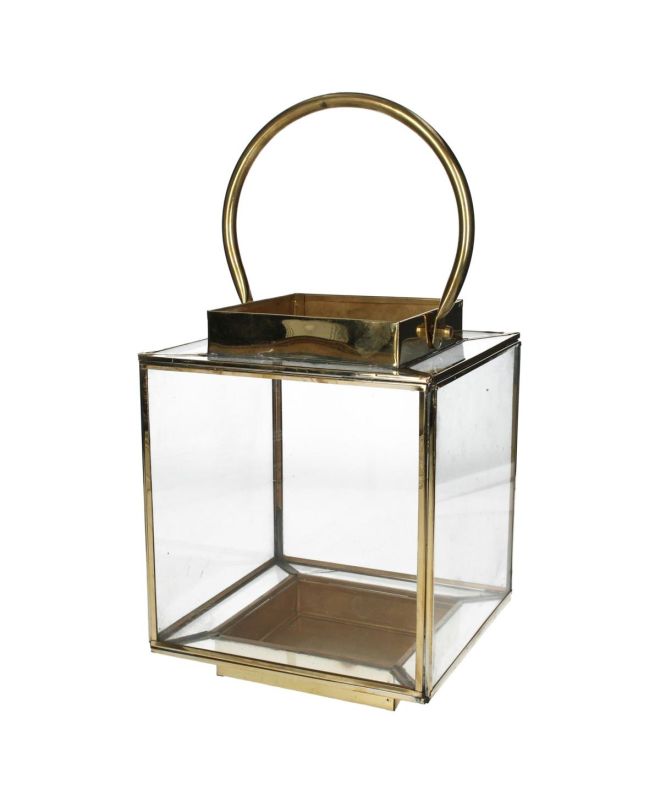 Φανάρι Διάφανο Γυαλί 20x18x23cm