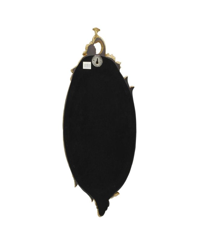 Καθρέπτης Παγώνι Χρυσό Polyresin 28.7x3.7x55.3cm