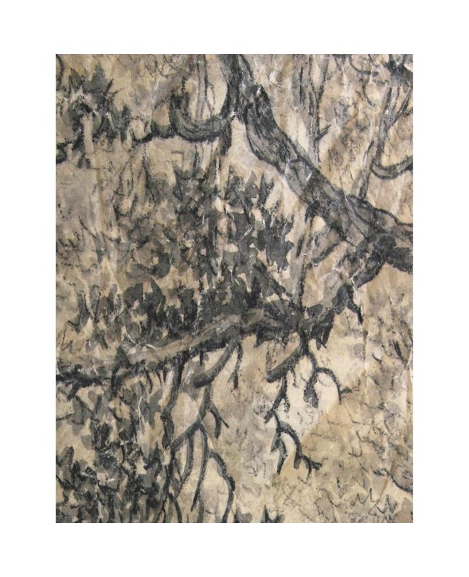 Διακοσμητικό Τοίχου Μαύρο Χαρτί 122x156cm