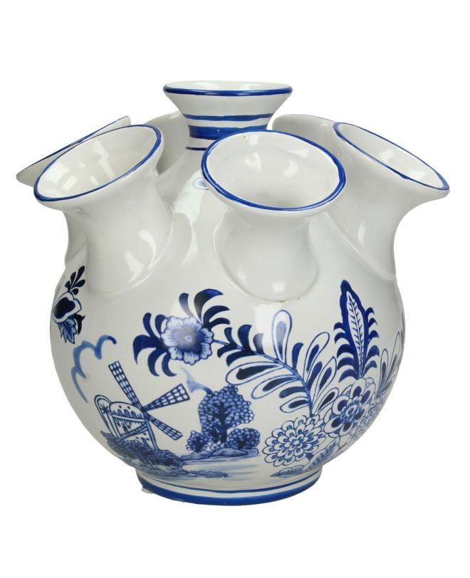 Βάζο Μπλε Κεραμικό 21.5x21.5x20cm