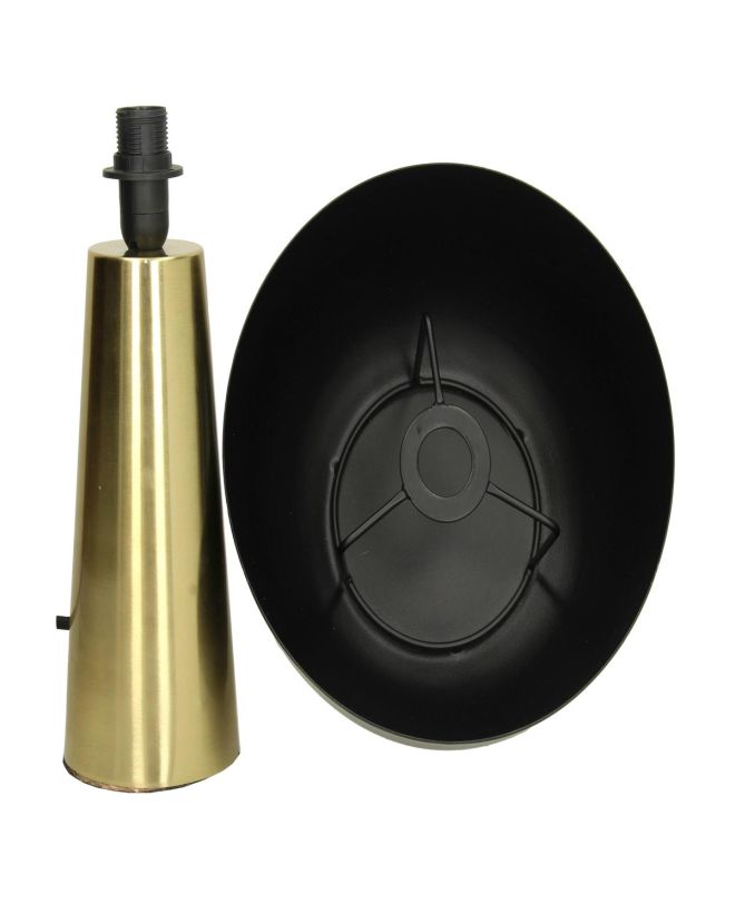 Επιτραπέζιο Φωτιστικό Μαύρο Μέταλλο 25x25x33cm