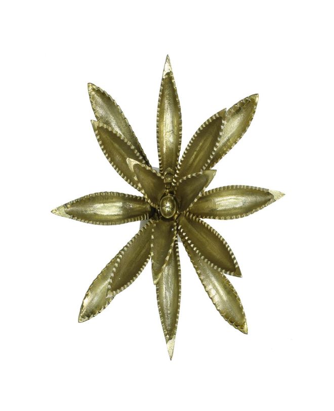 Διακοσμητικό Κάκτος Χρυσό Αλουμίνιο 42x41x26cm