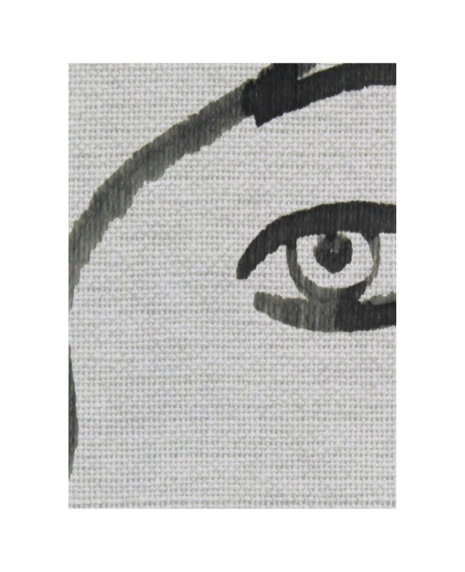 Διακοσμητικό Τοίχου Κρεμαστό Μαύρο Βαμβάκι 140x2x167cm