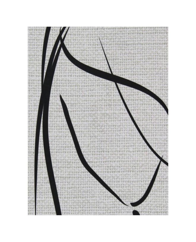 Διακοσμητικό Τοίχου Κρεμαστό Μαύρο Βαμβάκι 140x2.5x167cm