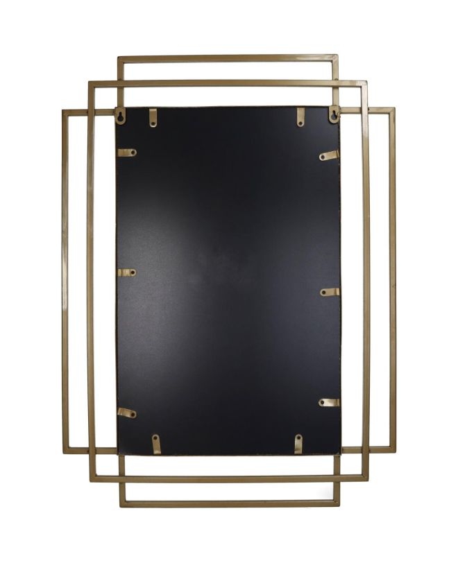 Καθρέπτης Χρυσό Μέταλλο 37x2x57cm