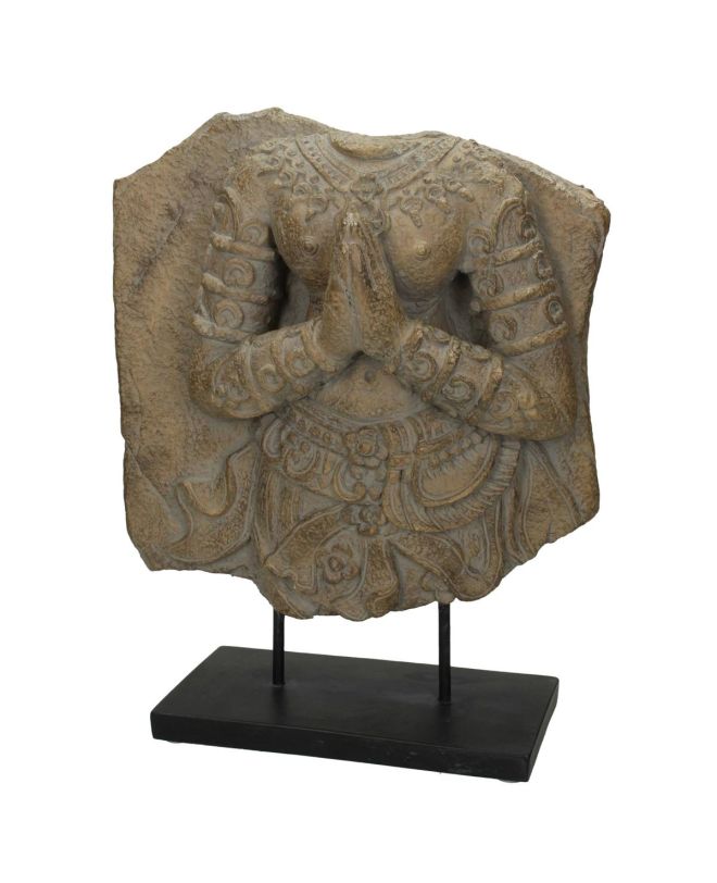 Διακοσμητικό Taupe Polyresin 25.5x13x32cm