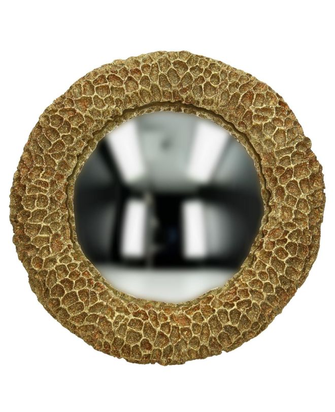 Καθρέπτης Κοράλι Χρυσό Polyresin 29x3.3x29cm