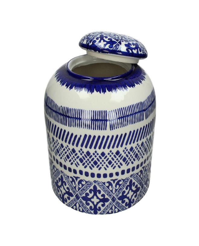 Βάζο Μπλε Κεραμικό 30.5x30x29.5cm