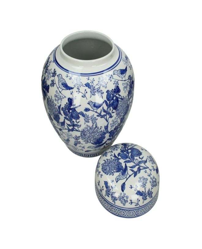 Βάζο Μπλε Πορσελάνη 28x28x30cm