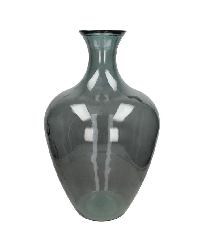 Βάζο Μαύρο Ανακυκλωμένο Γυαλί 40x40x65cm