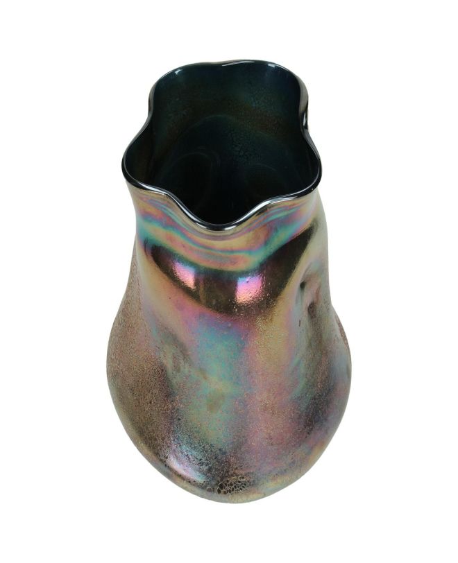 Βάζο Χρυσό Γυαλί 22x22x24cm