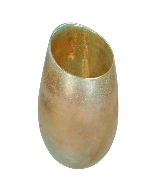 Βάζο Amber Γυαλί 17.5x17.5x22.5cm