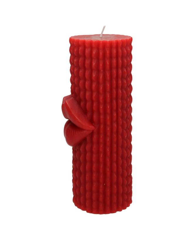 Κερί ArteLibre Χείλος Κόκκινο 7.3x7.3x15cm