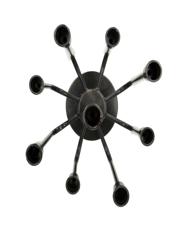 Κηροπήγιο Μαύρο Μέταλλο 28x28x60.5cm