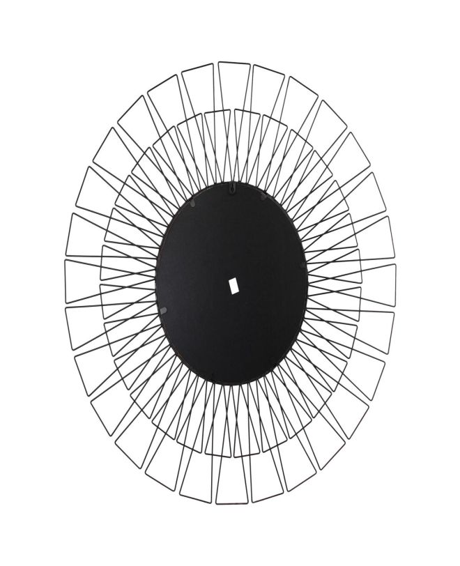 Καθρέπτης Μαύρο Μέταλλο 90x2x90cm