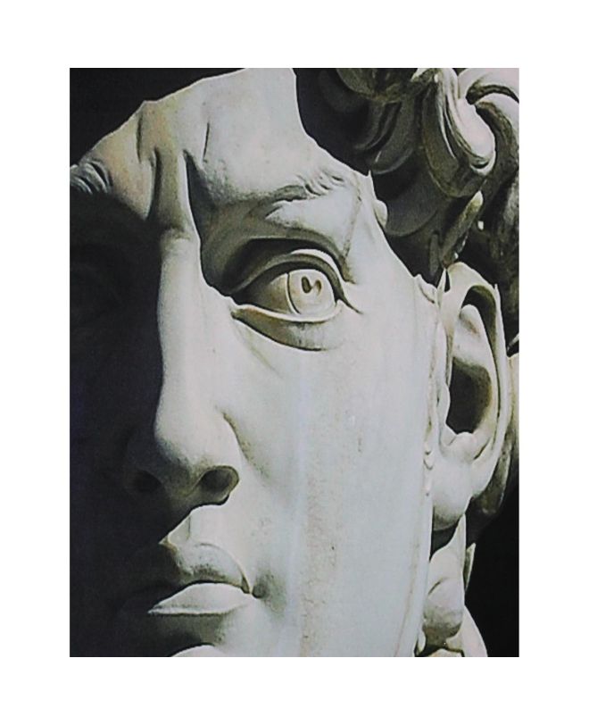 Διακοσμητικό Τοίχου Κρεμαστό Δαυίδ Μαύρο Βελούδο 140x170cm