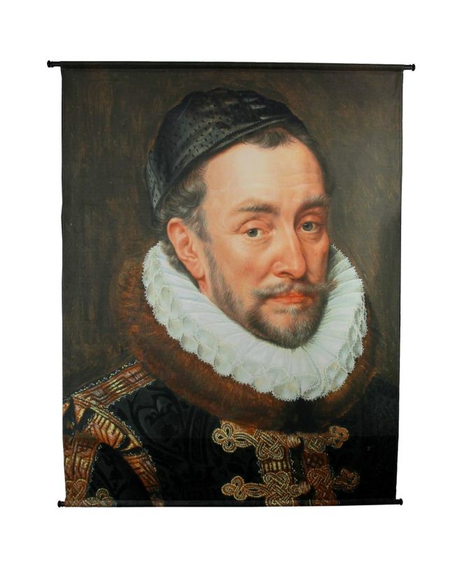 Διακοσμητικό Τοίχου Κρεμαστό Πορτραίτο Καφέ Βελούδο 140x170cm