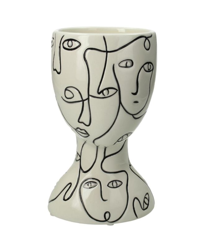 Κασπώ ArteLibre Πρόσωπα Λευκό Δολομίτης 12x11x19.5cm