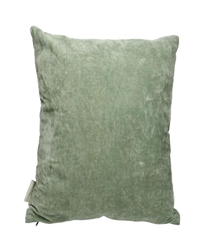 Μαξιλάρι Άνθισμα Φυσικό Βελούδο 45x45cm