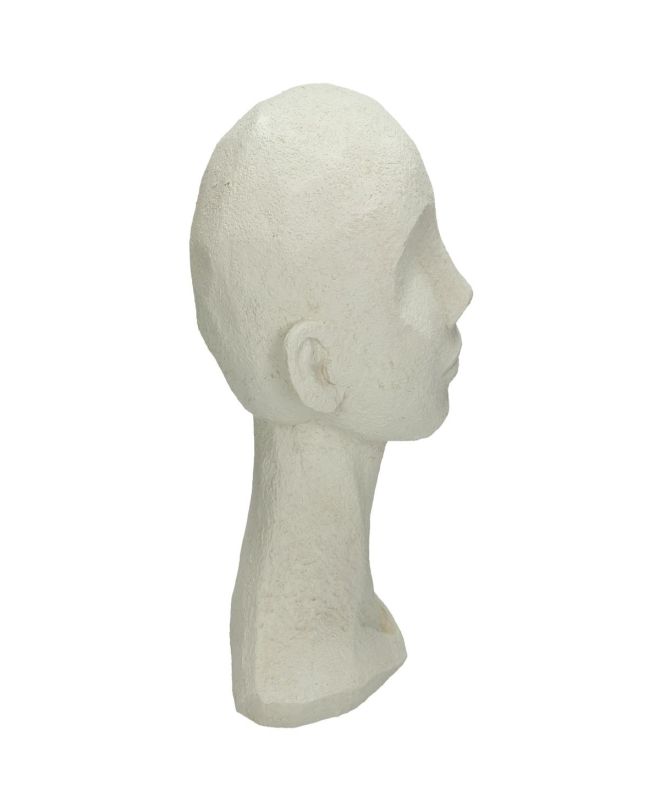 Διακοσμητικό ArteLibre Κεφάλι Λευκό Polyresin 17.5x15.5x28.4cm