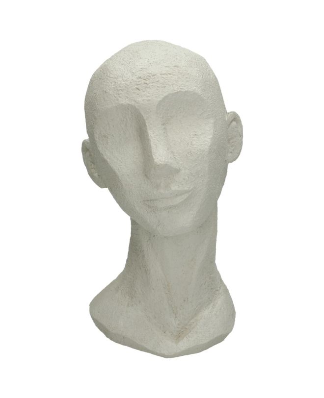 Διακοσμητικό ArteLibre Κεφάλι Λευκό Polyresin 17.5x15.5x28.4cm