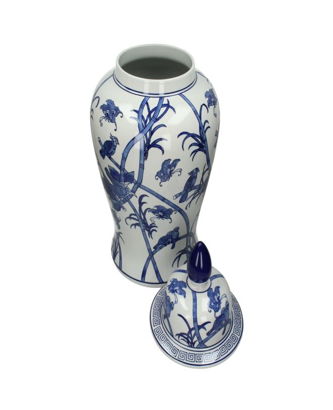 Βάζο Μπλε Πορσελάνη 32x32x61cm