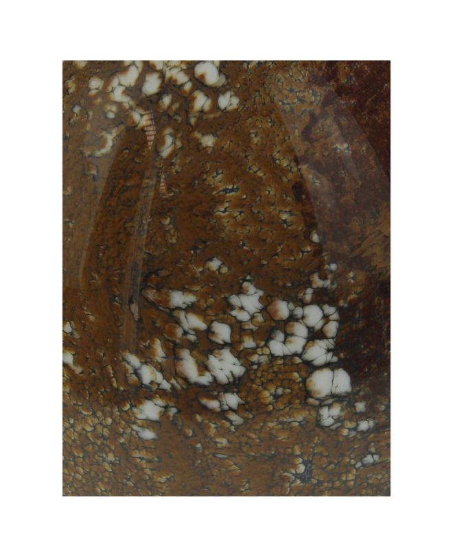 Press Papier Μπάλα Καφέ Γυαλί 10cm