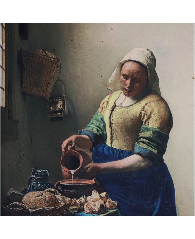 Διακοσμητικό Τοίχου Κρεμαστό Η Γαλατού Μπλε Βελούδο 104x140cm