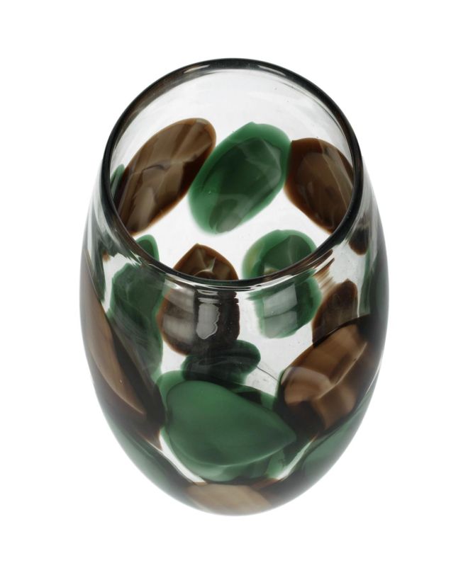 Βάζο Πράσινο Γυαλί 19.5x19.5x19cm