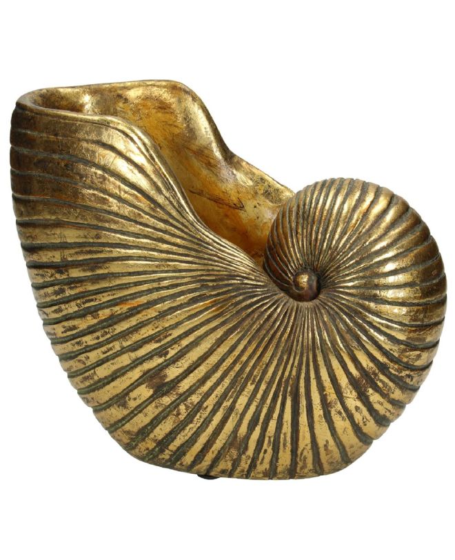 Κασπώ Κοχύλι Χρυσό Polyresin 24.8x13x19cm