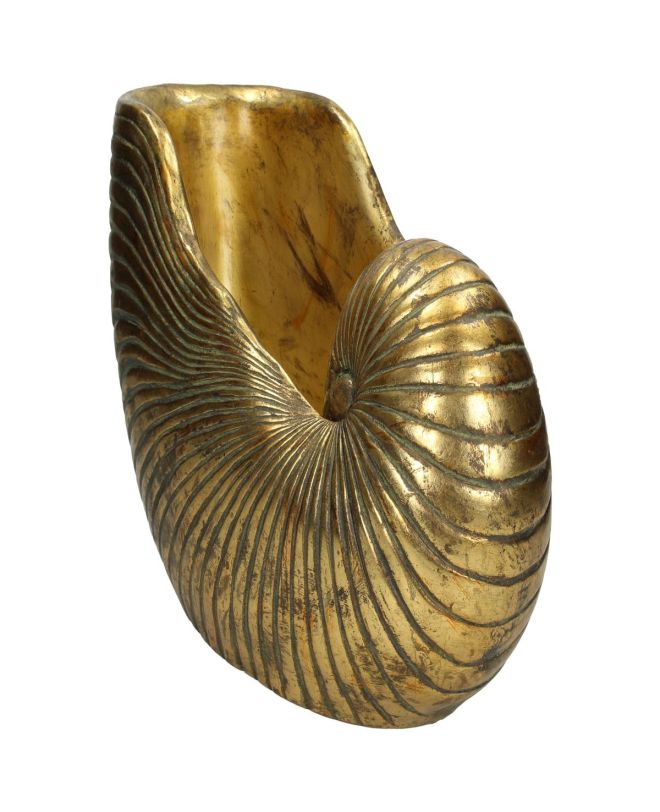 Κασπώ Κοχύλι Χρυσό Polyresin 35.5x17.2x25cm