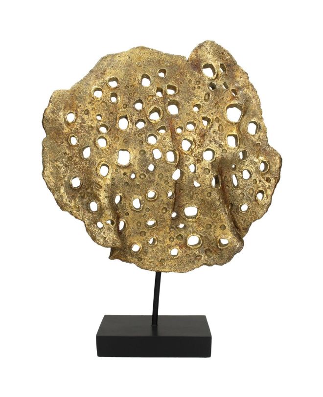 Διακοσμητικό Κοράλι Χρυσό Polyresin 42x11x55cm