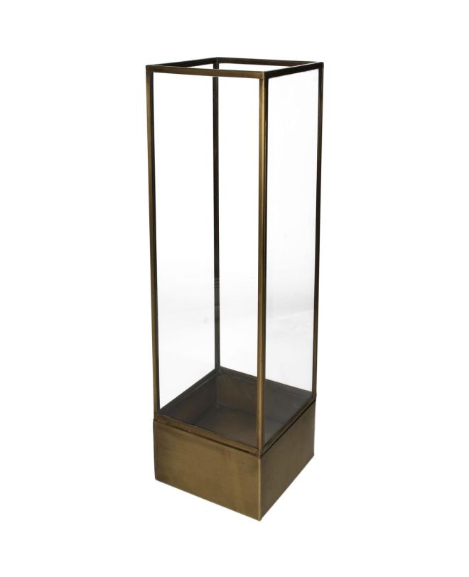 Φανάρι Χρυσό Χάλκινο 12x12x30cm