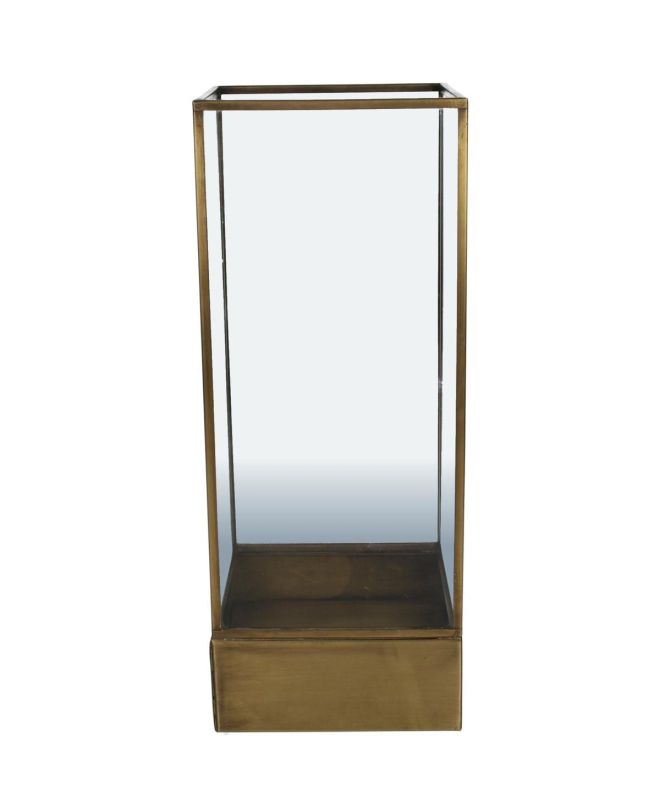 Φανάρι Χρυσό Χάλκινο 12x12x30cm