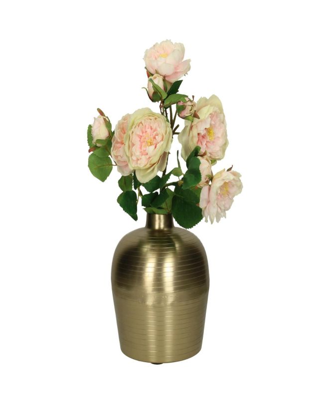 Βάζο Χρυσό Μέταλλο 15.2x15.2x16cm