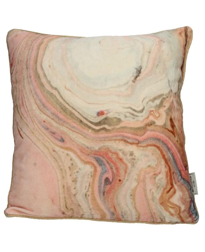 Μαξιλάρι Αχάτης Πολύχρωμο Βελούδο 45x45cm