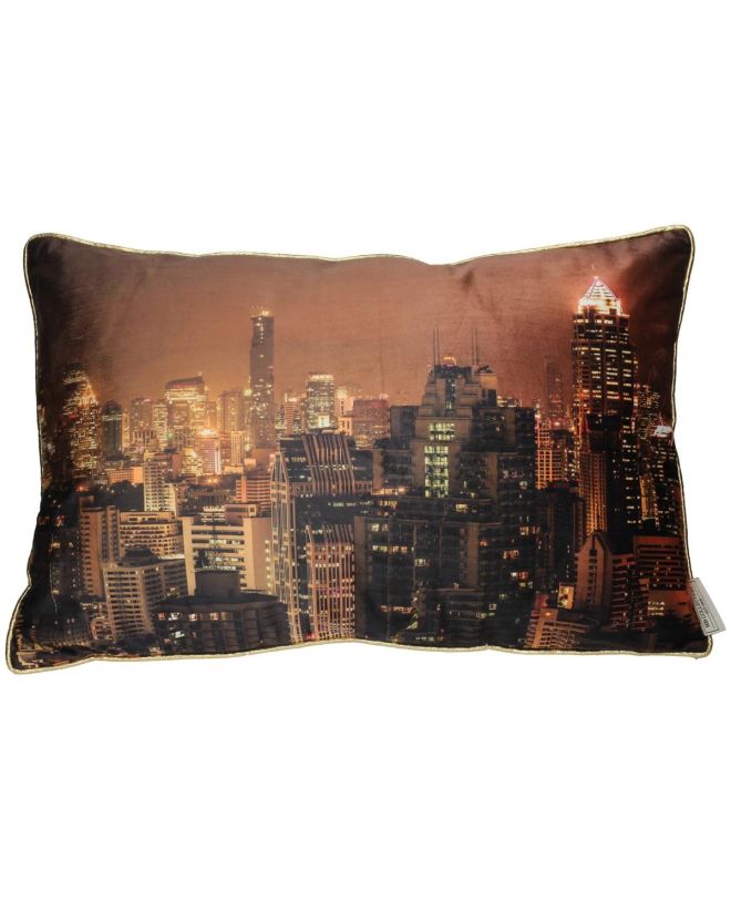 Μαξιλάρι Skyline Καφέ Βελούδο 40x60cm