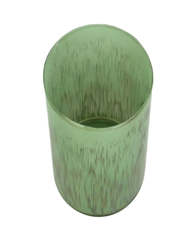 Κηροπήγιο Πράσινο Γυαλί 15x15x16cm