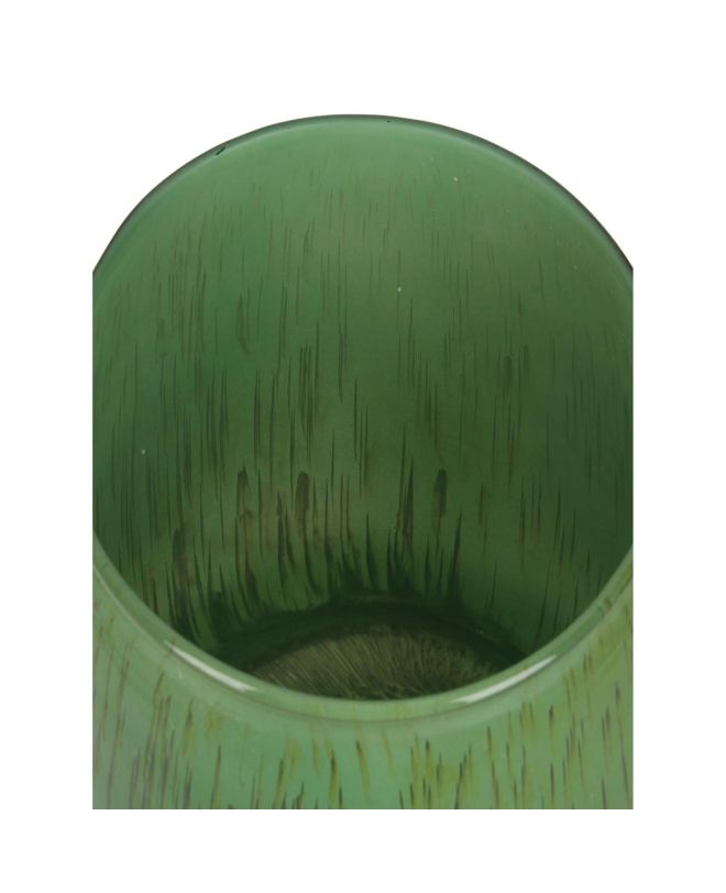 Κηροπήγιο Πράσινο Γυαλί 23x23x23cm