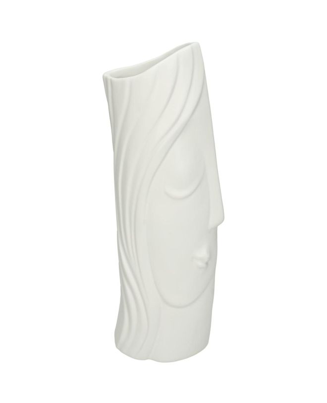 Βάζο ArteLibre Λευκό Κεραμικό 13x8.5x25.5cm