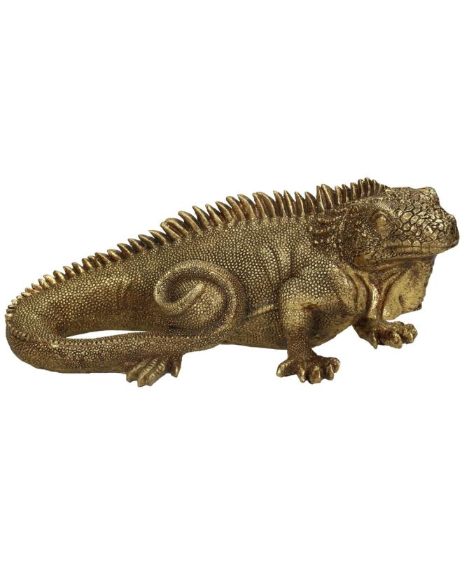 Διακοσμητικό Σαύρα Χρυσό Polyresin 23.7x14.1x10.2cm