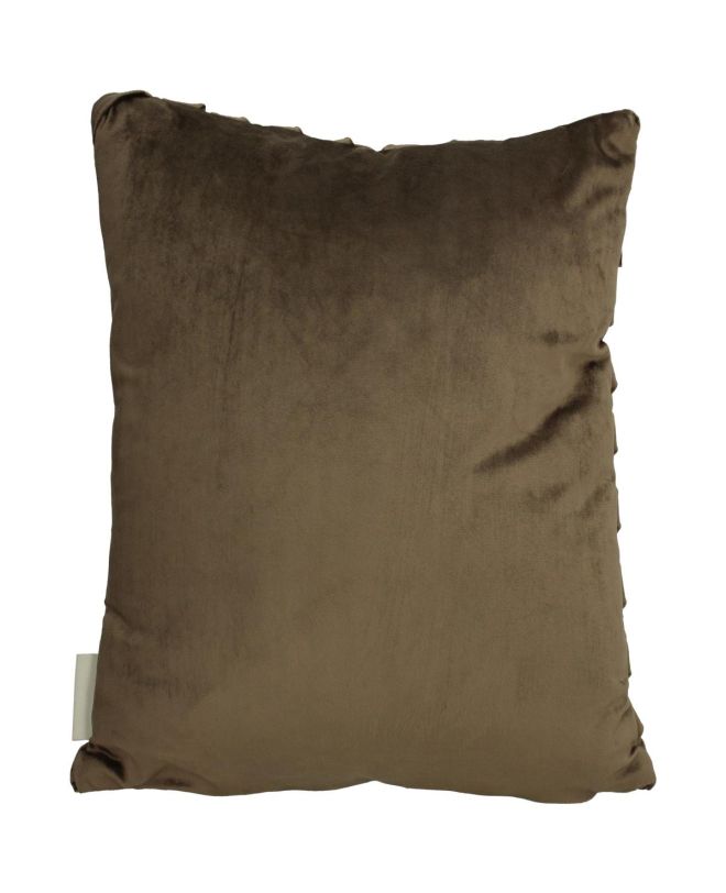 Μαξιλάρι Καφέ Βελούδο 45x45cm