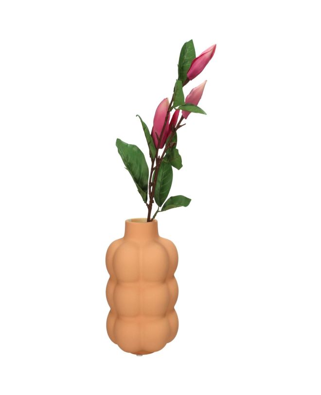 Βάζο ArteLibre Ροδακινί Δολομίτης 12x11x17cm