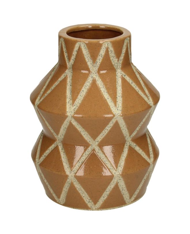 Βάζο ArteLibre Φυσικό Κεραμικό 13.1x13.1x17.1cm