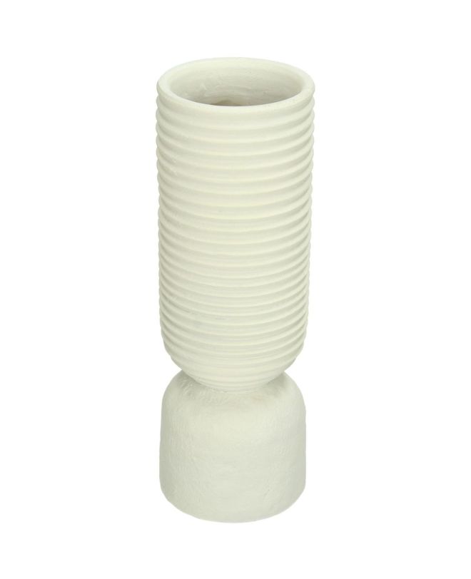 Βάζο ArteLibre Ιβουάρ Polyresin 6.5x6.5x18.7cm