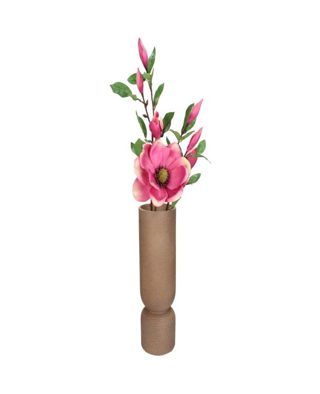 Βάζο ArteLibre Καφέ Polyresin 10.3x10.3x30cm