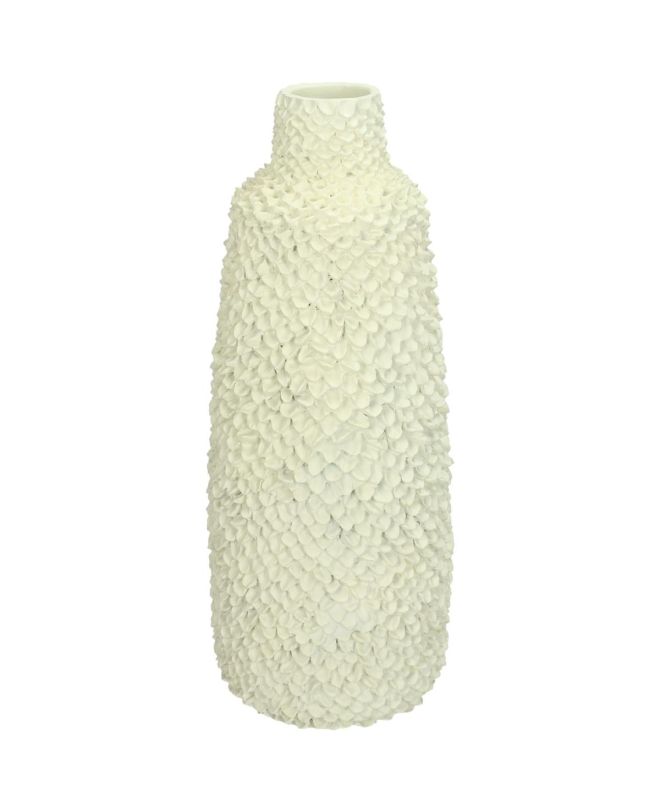 Βάζο ArteLibre Ιβουάρ Polyresin 12.7x12.7x30.7cm