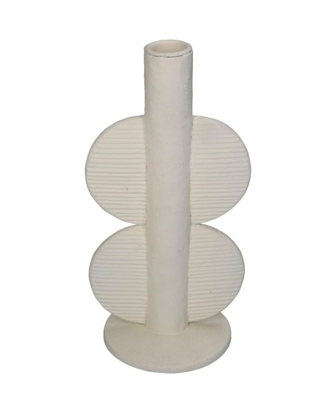 Κηροπήγιο ArteLibre Ιβουάρ Polyresin 11x9x22cm