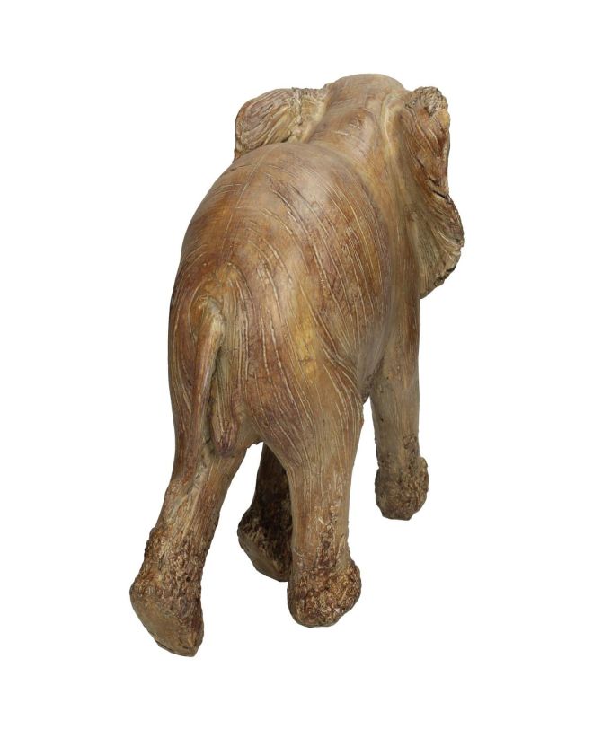 Διακοσμητικό Ελέφαντας Καφέ Polyresin 33x14.5x23.6cm